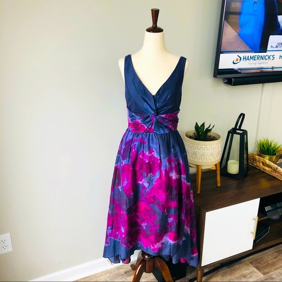 Lela Rose for Target High Low Twist Top Dress - Picture 1 of 6